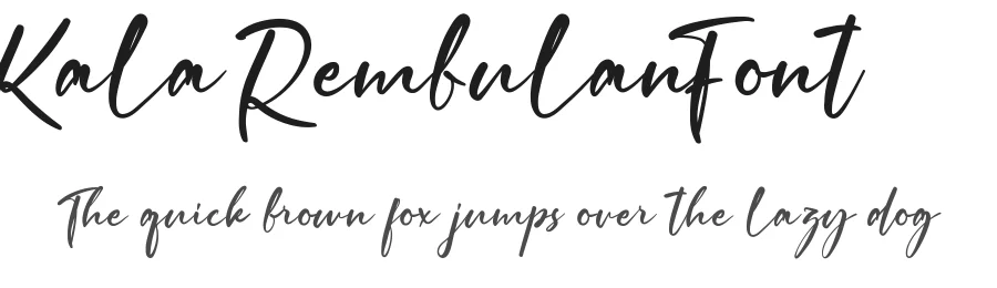 Kala Rembulan Font by nihstudio — Script Handwritten Font