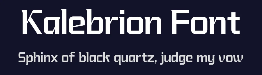 Kalebrion Font by Variatype — Display Font — thumbnail 2