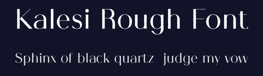 Kalesi Rough Font by craftsupplyco — Sans Serif Font — thumbnail 2