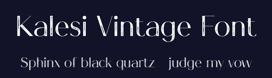 Kalesi Vintage Font by craftsupplyco — Sans Serif Font — thumbnail 2