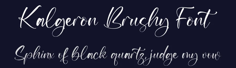 Kalgeron Brushy Font by letterfabric — Script Handwritten Font — thumbnail 2