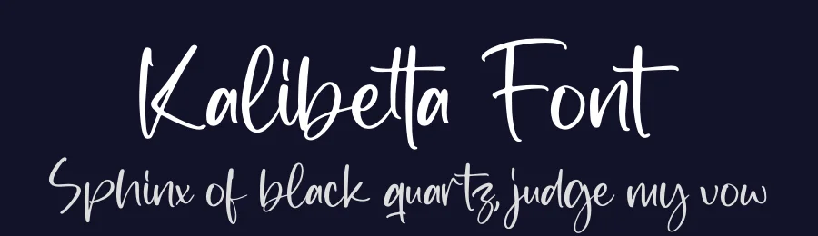 Kalibetta Font by perspectype — Script Handwritten Font — thumbnail 2