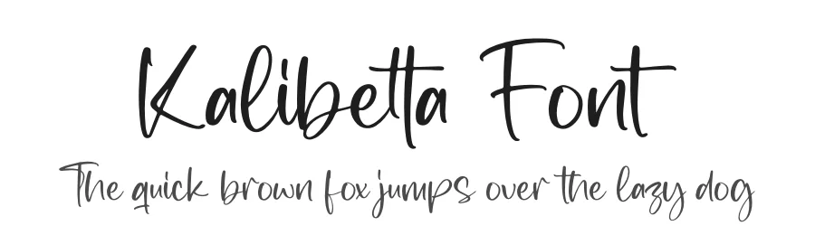 Kalibetta Font by perspectype — Script Handwritten Font