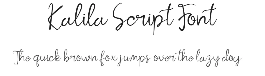 Kalila Script Font by Say Studio — Script Handwritten Font