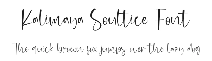 Kalimaya Soultice Font by Allouse.Studio — Script Handwritten Font