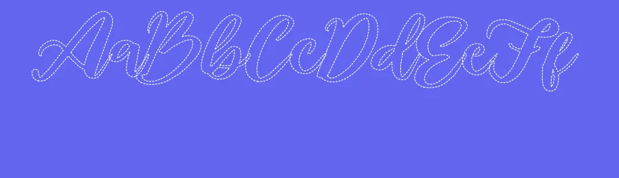 Kalimby Dashed Font by craftsupplyco — Script Handwritten Font — thumbnail 3