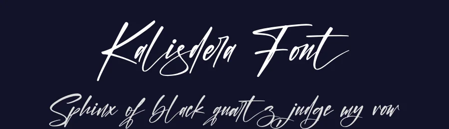 Kalisdera Font by afterpaper — Script Handwritten Font — thumbnail 2