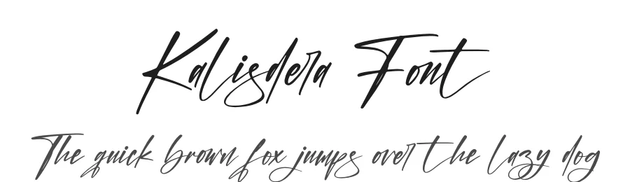 Kalisdera Font by afterpaper — Script Handwritten Font