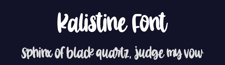 Kalistine Font by metafontsy — Script Handwritten Font — thumbnail 2