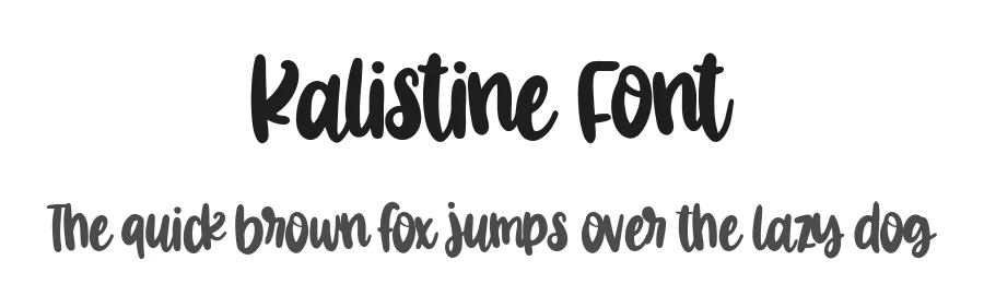 Kalistine Font by metafontsy — Script Handwritten Font