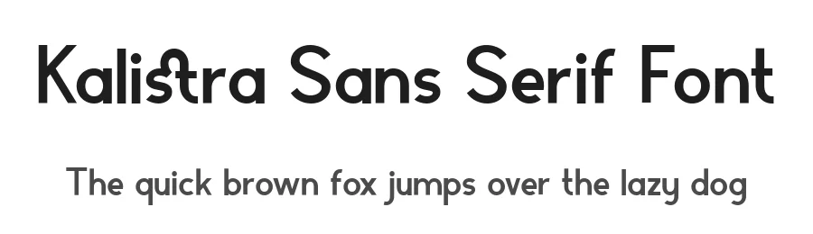 Kalistra Sans Serif Font by Creatype Studio — Sans Serif Font