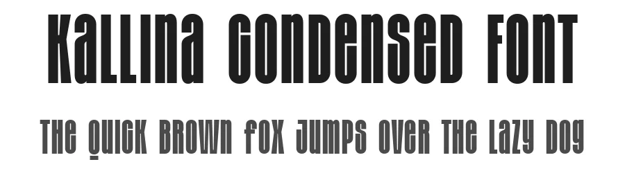 Kallina Condensed Font by Say Studio — Sans Serif Font