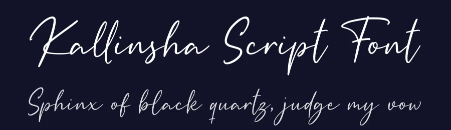 Kallinsha Script Font by Sibelumpagi Studio — Script Handwritten Font — thumbnail 2