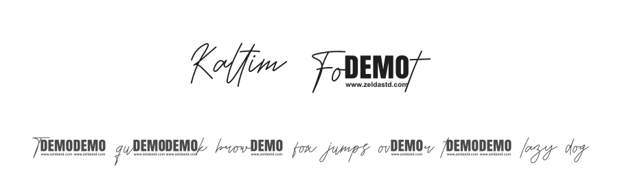 Kaltim Font by didiksaputra — Script Handwritten Font