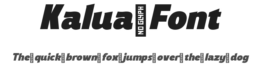 Kalua Font by Letterhend Studio — Sans Serif Font
