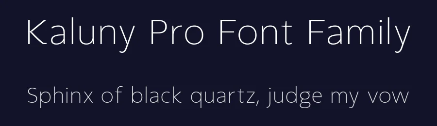 Kaluny Pro Font Family by Muykyta — Slab Serif Font — thumbnail 2