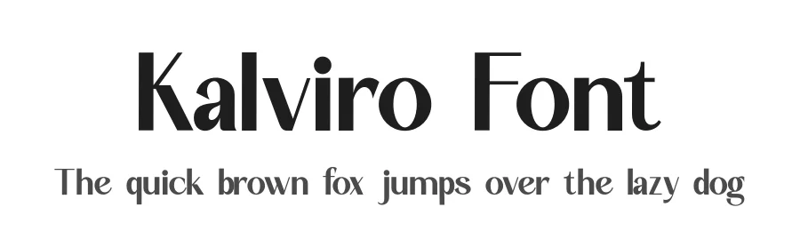Kalviro Font by Rafis Type — Decorative Font