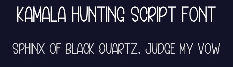 Kamala Hunting Script Font by inermediaSTUDIO — Display Font — thumbnail 2