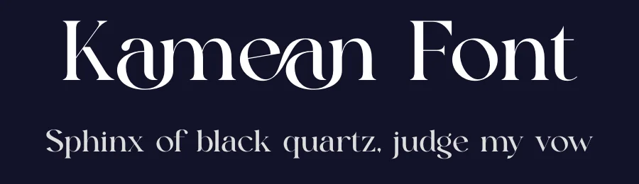 Kamean Font by SURATMI — Decorative Font — thumbnail 2