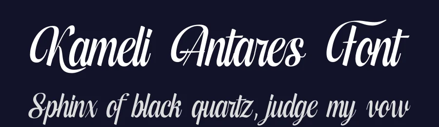 Kameli Antares Font by timelesstype.co — Script Handwritten Font — thumbnail 2