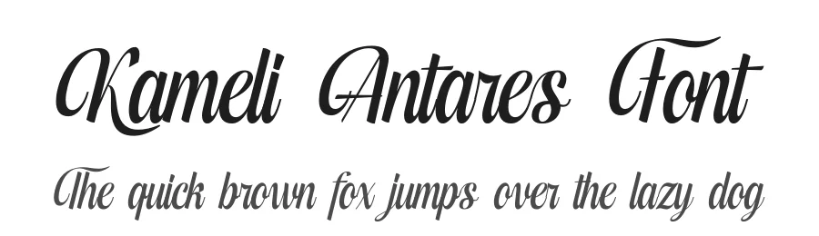 Kameli Antares Font by timelesstype.co — Script Handwritten Font