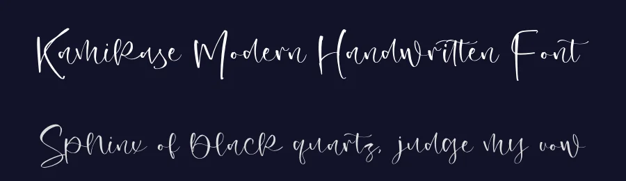 Kamikase Modern Handwritten Font by letterenastudios — Script Handwritten Font — thumbnail 2
