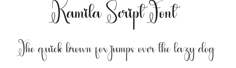 Kamila Script Font by andikastudio — Script Handwritten Font