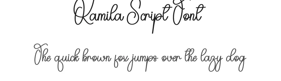 Kamila Script Font by andikastudio — Script Handwritten Font