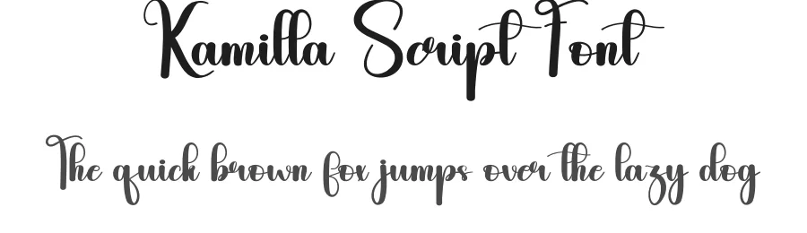 Kamilla Script Font by andikastudio — Script Handwritten Font