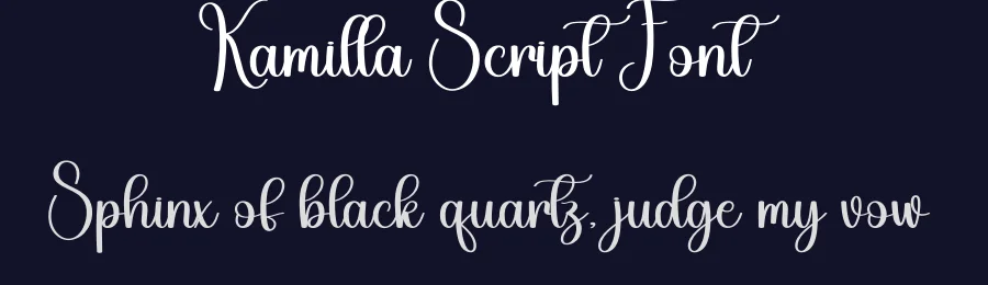 Kamilla Script Font by creativeletter — Script Handwritten Font — thumbnail 2