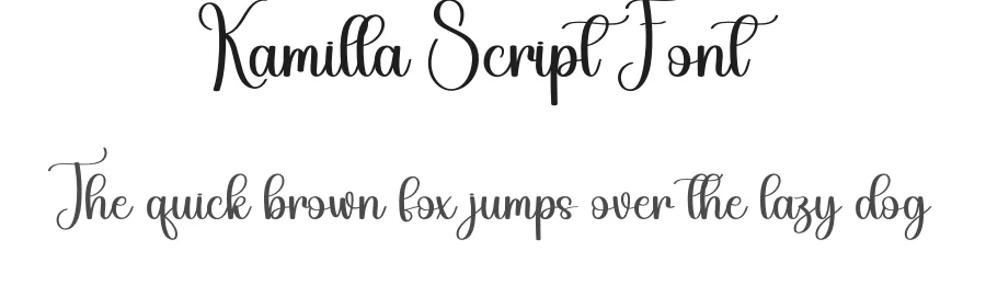Kamilla Script Font by creativeletter — Script Handwritten Font