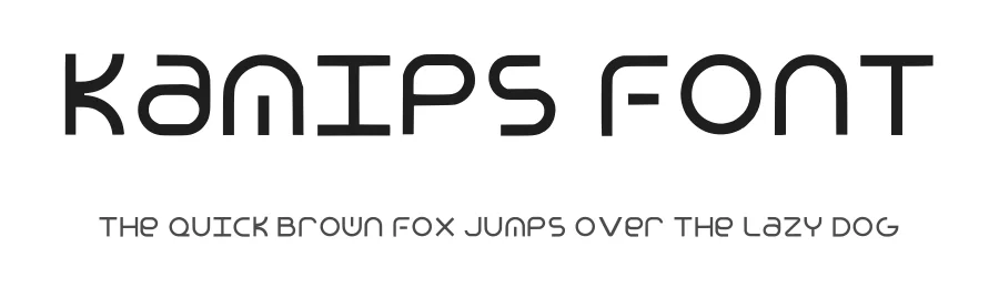Kamips Font by aimfunart — Sans Serif Font