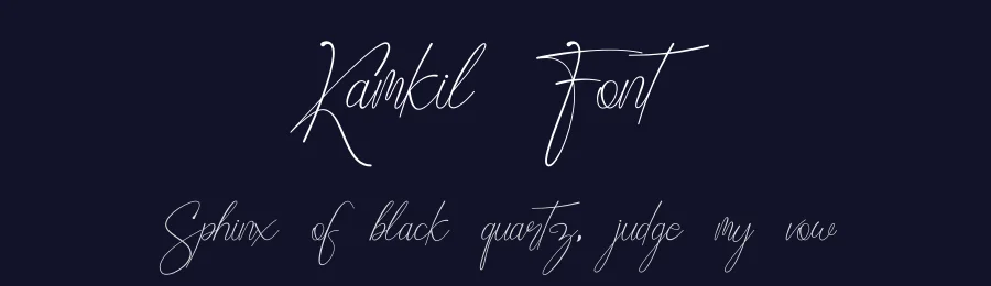 Kamkil Font by khalwastudio — Script Handwritten Font — thumbnail 2