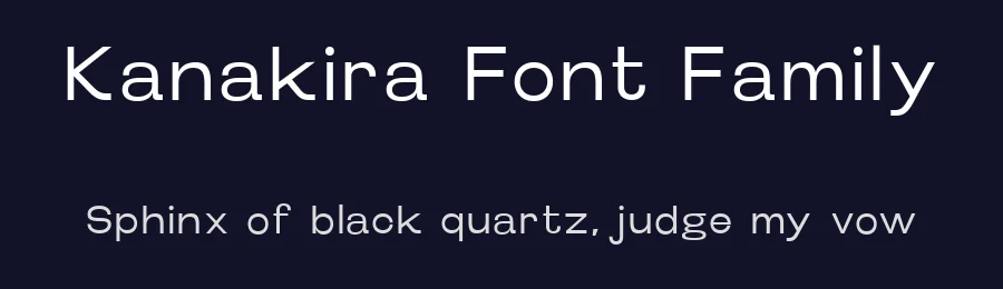 Kanakira Font Family by Jetsmax Studio — Sans Serif Font — thumbnail 2