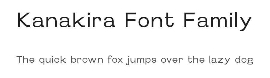 Kanakira Font Family by Jetsmax Studio — Sans Serif Font