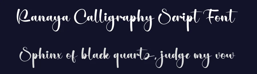 Kanaya Calligraphy Script Font by creativeletter — Script Handwritten Font — thumbnail 2