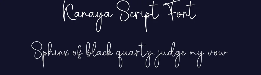 Kanaya Script Font by creativeletter — Script Handwritten Font — thumbnail 2