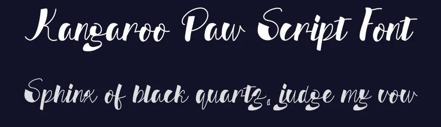 Kangaroo Paw Script Font by andikastudio — Script Handwritten Font — thumbnail 2