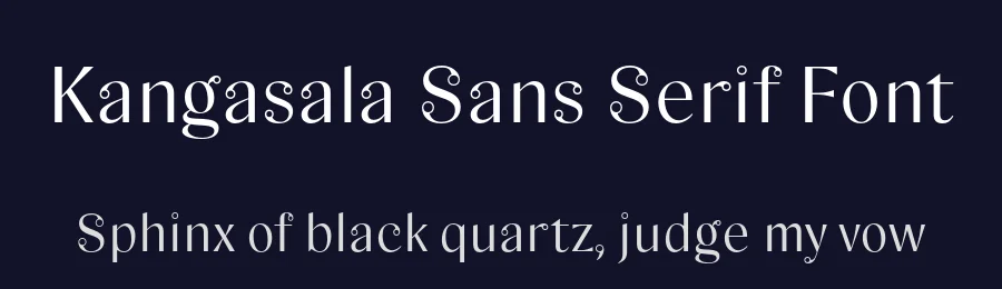 Kangasala Sans Serif Font by Elina Panda — Sans Serif Font — thumbnail 2