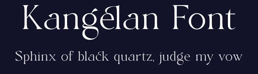 Kangelan Font by SURATMI — Decorative Font — thumbnail 2