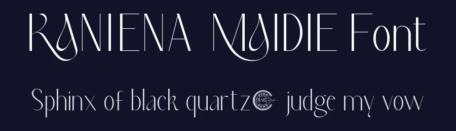 Kaniena Maidie Font by RaisProject — Display Font — thumbnail 2
