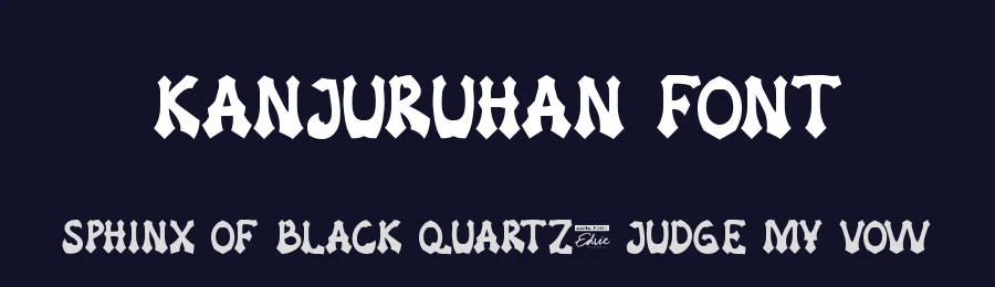 Kanjuruhan Font by edricstudio — Display Font — thumbnail 2