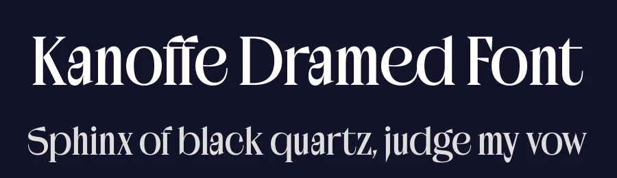 Kanoffe Dramed Font by timelesstype.co — Serif Font — thumbnail 2
