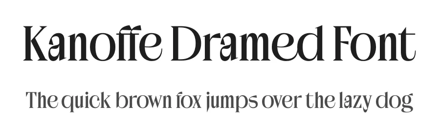 Kanoffe Dramed Font by timelesstype.co — Serif Font
