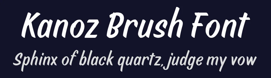 Kanoz Brush Font by alit design — Script Handwritten Font — thumbnail 2