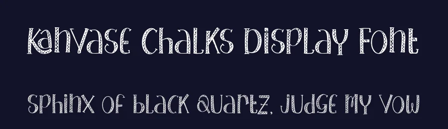 Kanvase Chalks Display Font by Denustudios — Decorative Font — thumbnail 2