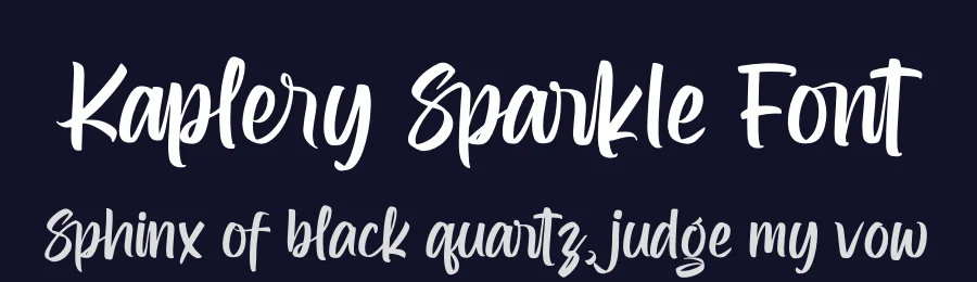 Kaplery Sparkle Font by letterenastudios — Script Handwritten Font — thumbnail 2