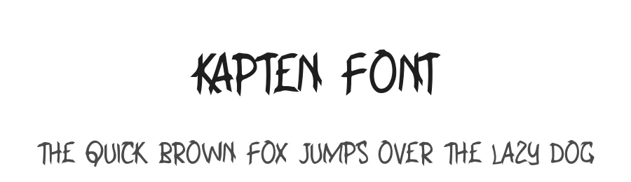 Kapten Font by edricstudio — Decorative Font