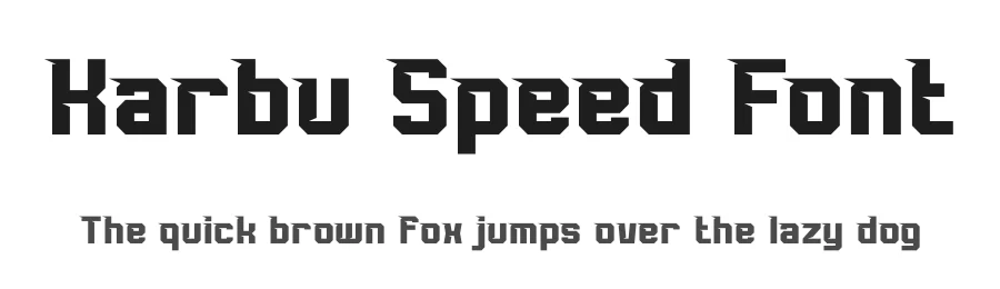 Karbu Speed Font by Denustudios — Decorative Font