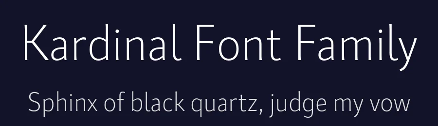 Kardinal Font Family by lettersoup — Sans Serif Font — thumbnail 2